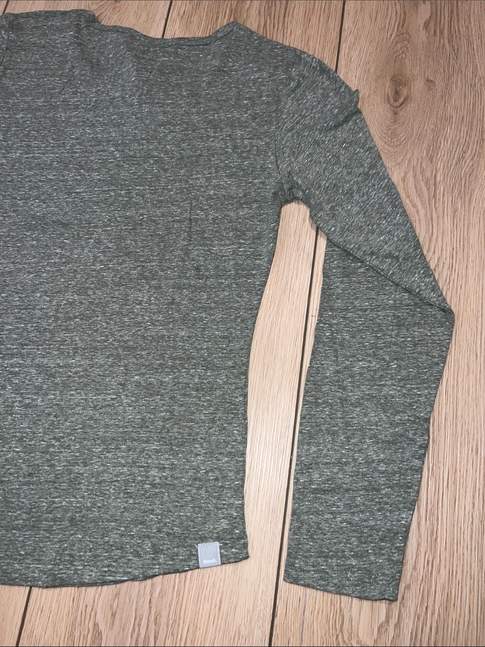 Bench Olive Green Heather Long-Sleeve Crew Top - Picture 10 of 13